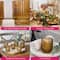 Kate Aspen® Ribbed Glass Votive Candle Holder Set